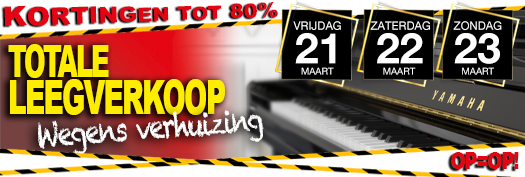 Eindejaars piano uitverkoop