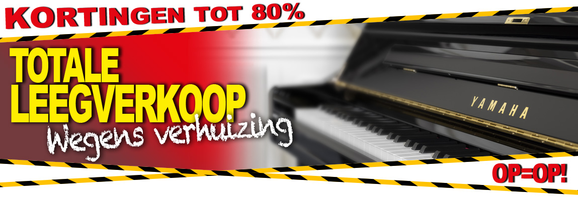 Eindejaars piano uitverkoop