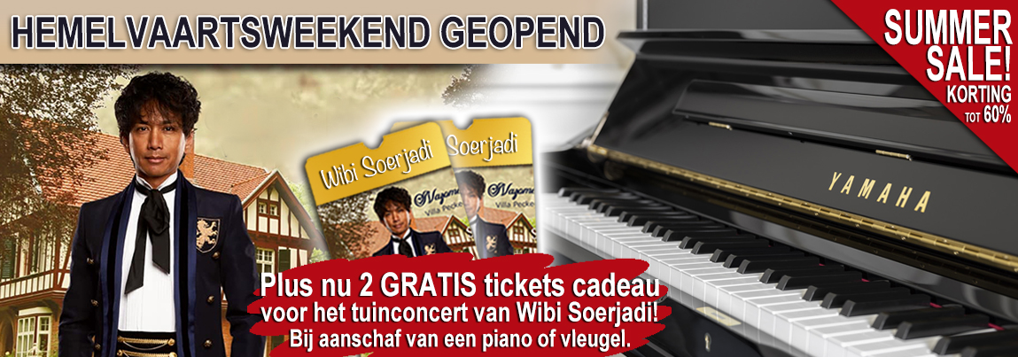 Eindejaars piano uitverkoop
